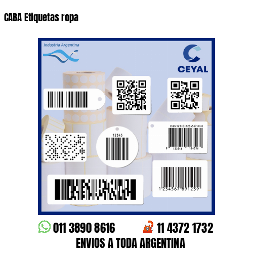 CABA Etiquetas ropa