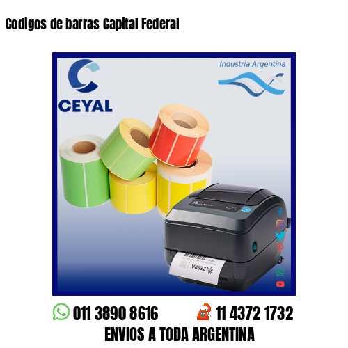 Codigos de barras Capital Federal 