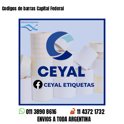 Codigos de barras Capital Federal 