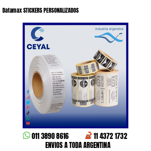 Datamax STICKERS PERSONALIZADOS