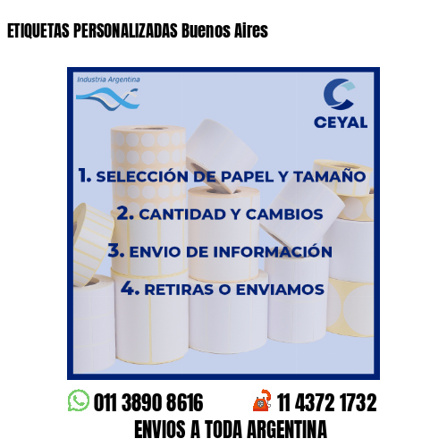 ETIQUETAS PERSONALIZADAS Buenos Aires