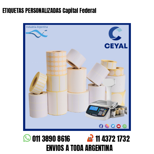 ETIQUETAS PERSONALIZADAS Capital Federal