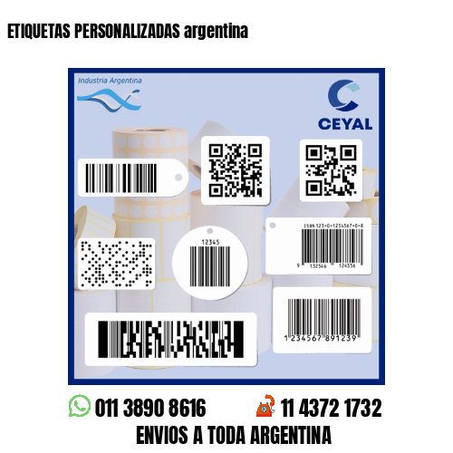 ETIQUETAS PERSONALIZADAS argentina 