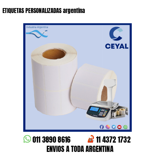 ETIQUETAS PERSONALIZADAS argentina