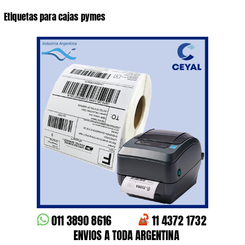 Etiquetas para cajas pymes