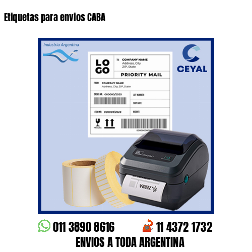 Etiquetas para envios CABA