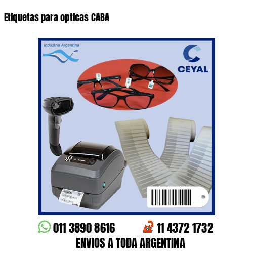 Etiquetas para opticas CABA