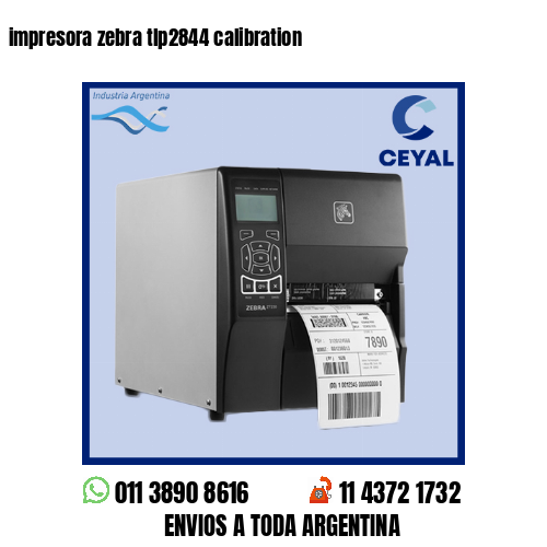 impresora zebra tlp2844 calibration