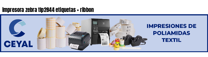 impresora zebra tlp2844 etiquetas   ribbon