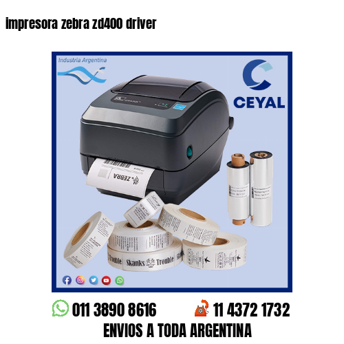 impresora zebra zd400 driver