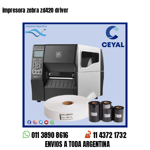 impresora zebra zd420 driver