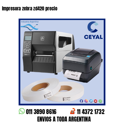 impresora zebra zd420 precio