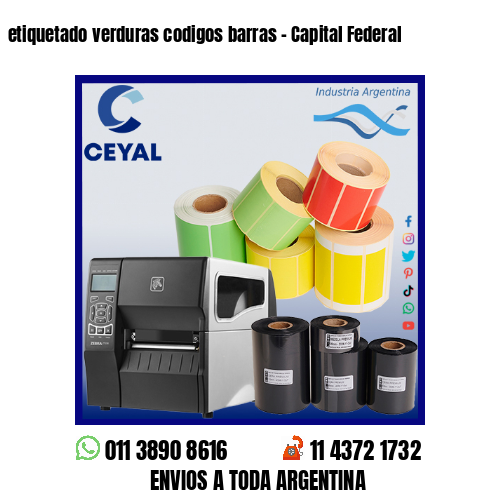 etiquetado verduras codigos barras – Capital Federal