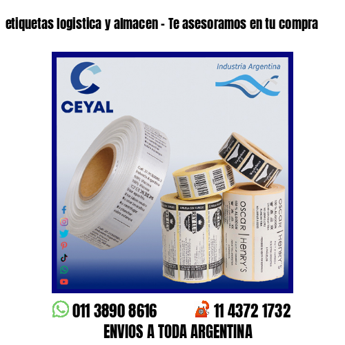 etiquetas logistica y almacen – Te asesoramos en tu compra