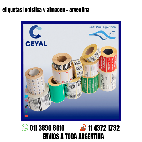 etiquetas logistica y almacen - argentina