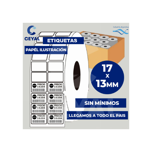 Comprar etiquetas adhesivas QR zebra . Stock permanente