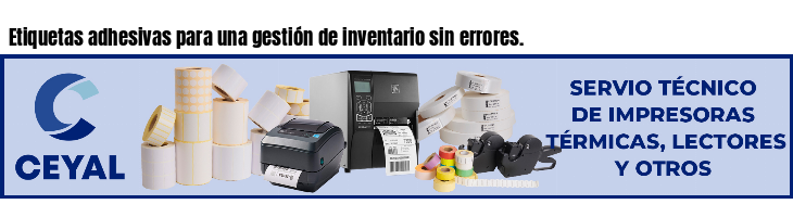 Etiquetas adhesivas para una gestión de inventario sin errores.