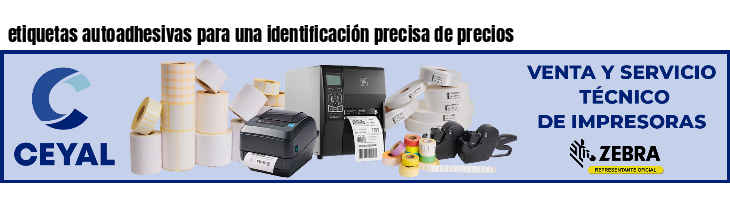 etiquetas autoadhesivas para una identificación precisa de precios