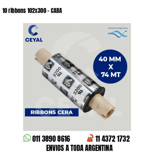 10 ribbons 102×300 – CABA