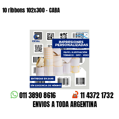 10 ribbons 102x300 - CABA