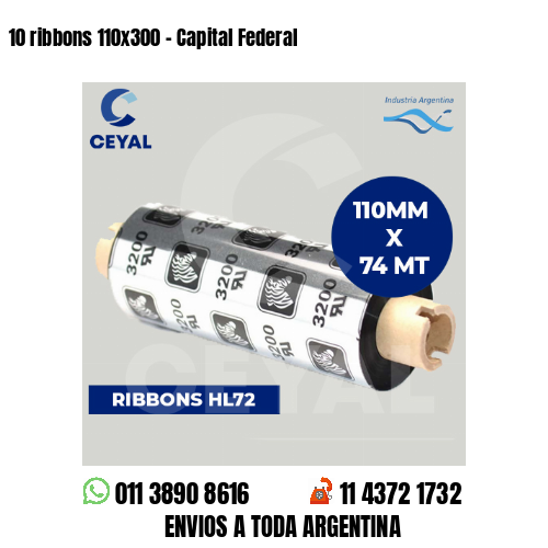 10 ribbons 110×300 – Capital Federal