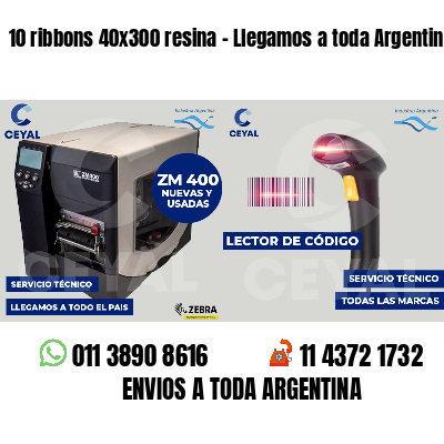 10 ribbons 40x300 resina - Llegamos a toda Argentina