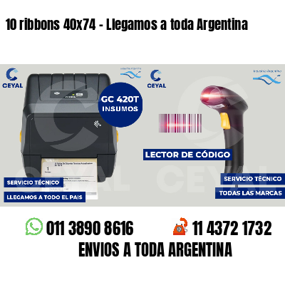 10 ribbons 40x74 - Llegamos a toda Argentina