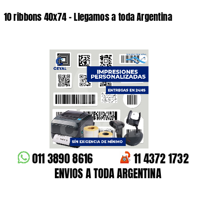 10 ribbons 40x74 - Llegamos a toda Argentina