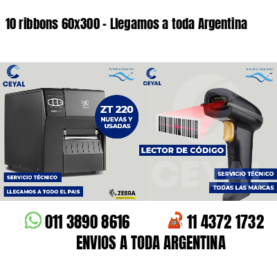 10 ribbons 60x300 - Llegamos a toda Argentina