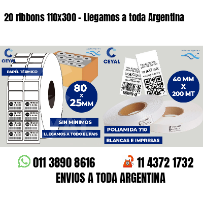 20 ribbons 110x300 - Llegamos a toda Argentina