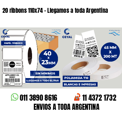 20 ribbons 110x74 - Llegamos a toda Argentina