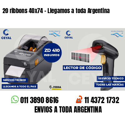 20 ribbons 40x74 - Llegamos a toda Argentina