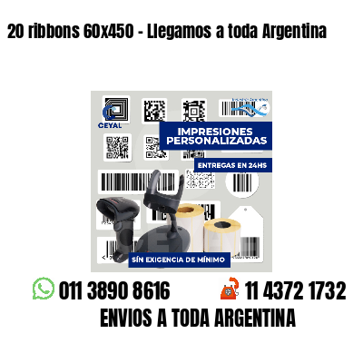 20 ribbons 60x450 - Llegamos a toda Argentina