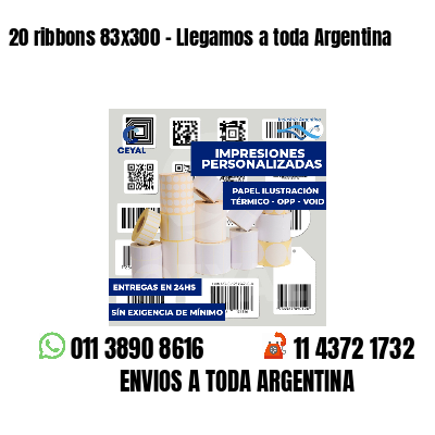 20 ribbons 83x300 - Llegamos a toda Argentina