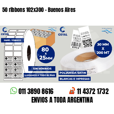 50 ribbons 102x300 - Buenos Aires