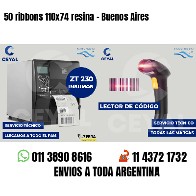 50 ribbons 110x74 resina - Buenos Aires