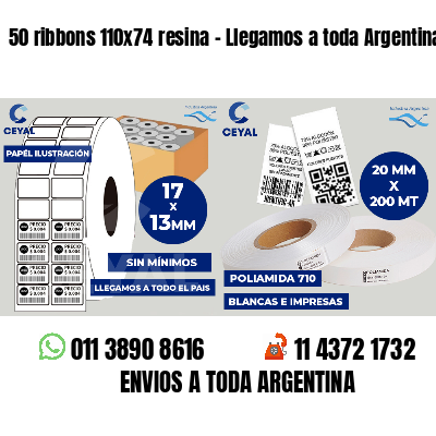 50 ribbons 110x74 resina - Llegamos a toda Argentina