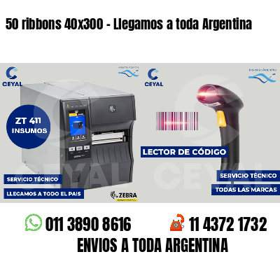 50 ribbons 40x300 - Llegamos a toda Argentina