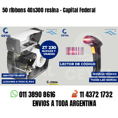 50 ribbons 40x300 resina - Capital Federal