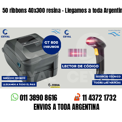 50 ribbons 40x300 resina - Llegamos a toda Argentina