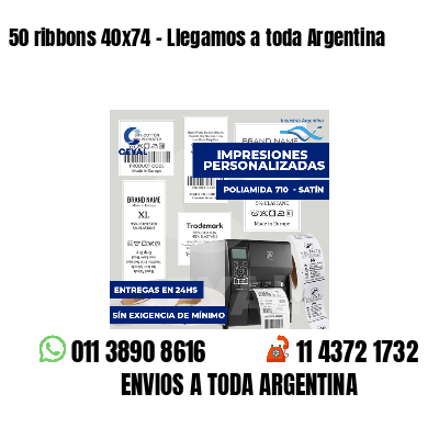 50 ribbons 40x74 - Llegamos a toda Argentina