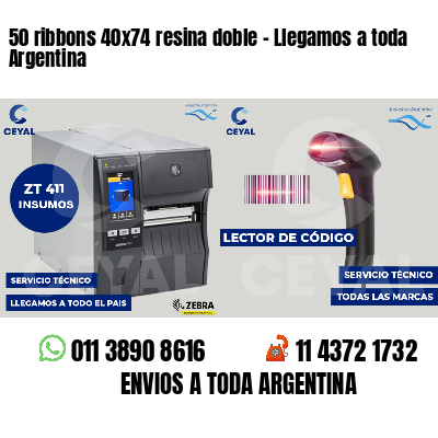 50 ribbons 40x74 resina doble - Llegamos a toda Argentina