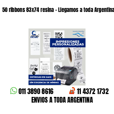 50 ribbons 83x74 resina - Llegamos a toda Argentina