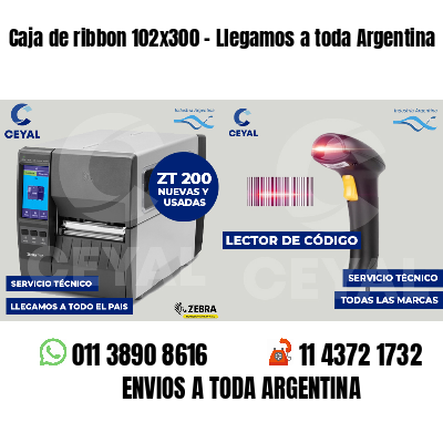 Caja de ribbon 102x300 - Llegamos a toda Argentina