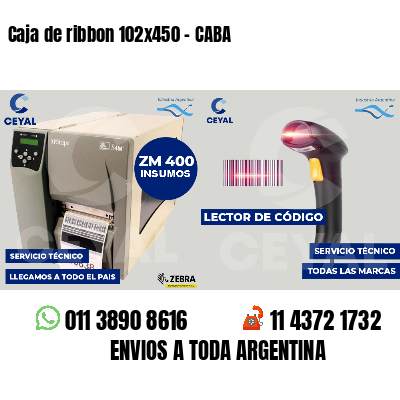 Caja de ribbon 102x450 - CABA