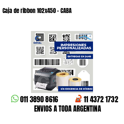 Caja de ribbon 102x450 - CABA