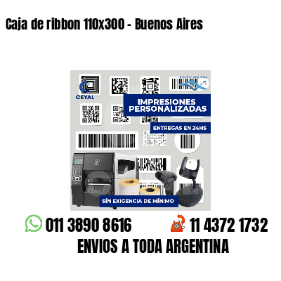 Caja de ribbon 110x300 - Buenos Aires