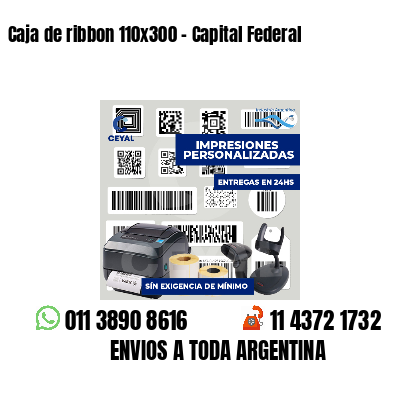 Caja de ribbon 110x300 - Capital Federal