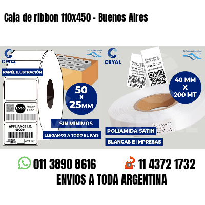 Caja de ribbon 110x450 - Buenos Aires