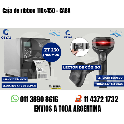 Caja de ribbon 110x450 - CABA